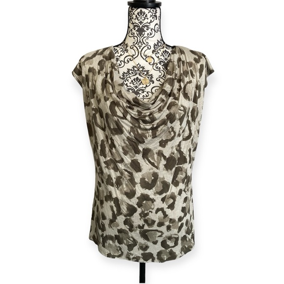 MICHAEL Michael Kors Tops - MICHAEL Michael Kors | NWT Women’s Leopard Print Sleeveless Blouse